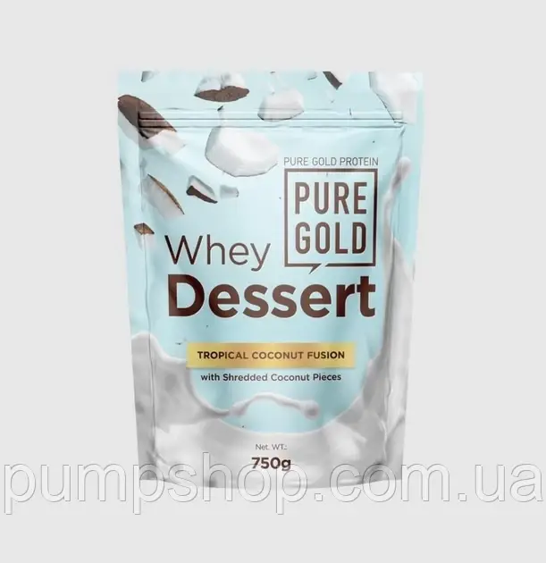 Сироватковий протеїн Pure Gold Whey Dessert 750 г ( кокос )