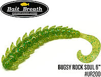 Приманка Bait Breath BUGSY 6" Rock Soul (6шт) Ur200 Chartreuse