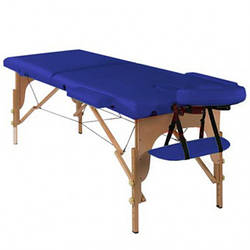 Дерев'яний складаний масажний стіл (2 секції) SMT-WT021, (321829)