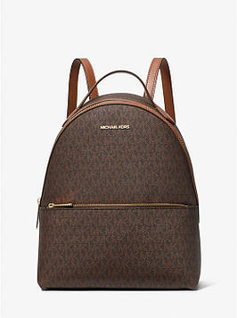Жіночий рюкзак Michael Kors Sheila Medium Logo Backpack (коричневий/brown) ОРИГІНАЛ
