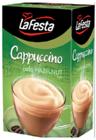 Капучино LaFesta Cappuccino Hazelnut (зі смаком горіха) 10 пакетиків коробка. УГОРЩИНА 5900910000228