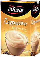 Капучино LFesta Cappucino Vanilla( з смаком ванілі) 10 пакетиків 12,5 грам коробка. ВЕНГРІЯ 590009000167