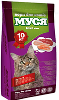 Сухий корм для котів Муся зі смаком мікс 10 кг  (4820097803676)