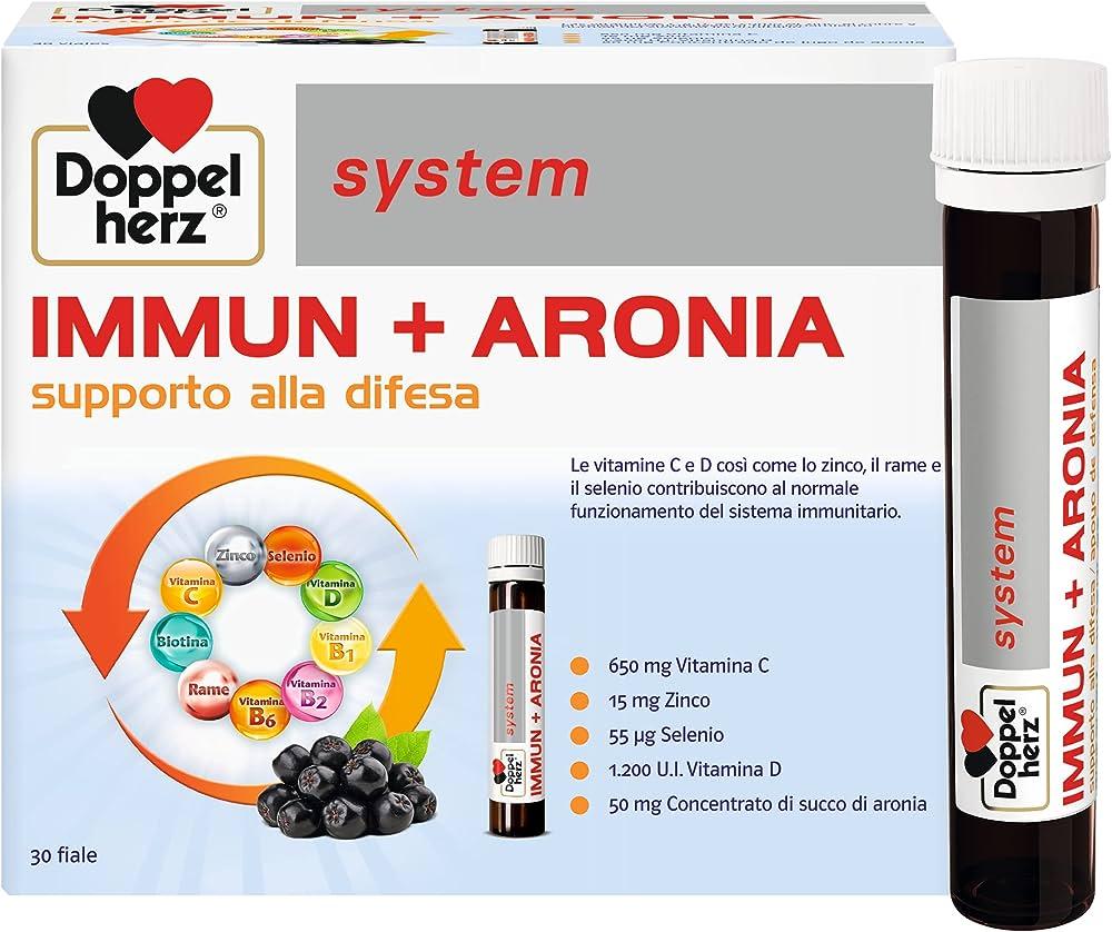 Doppelherz System Immun + Aronia (30 флаконів x 25 ml)