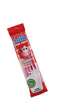 Трубочки для молока полуниця Quick Milk Magic Sipper Strawberry Flavour 6гр 5шт 5996071650655