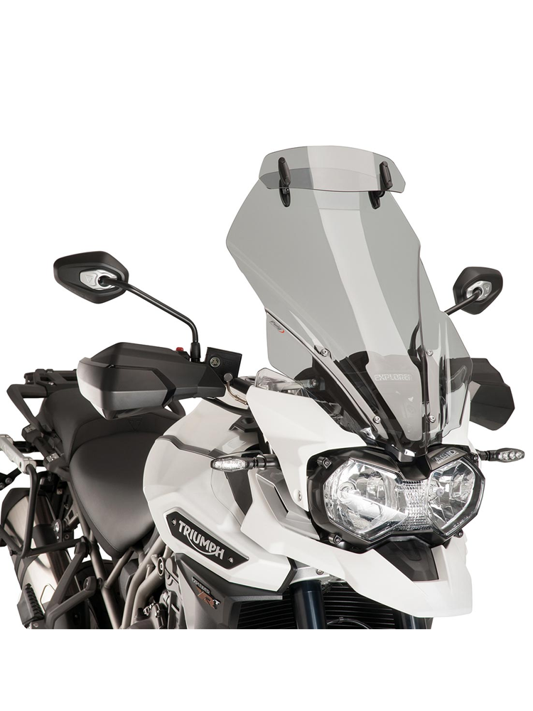 Туристичне вітрове скло Puig для Triumph Tiger Explorer XC/XCX/XCA/XR/XRX/XRT з дефлектором, фото 1