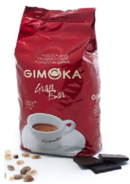 Кава в зернах GIMOKA Gran Bar 1000 грам 1кг Арабіки 20% робусти 80% Італія 8003012000039