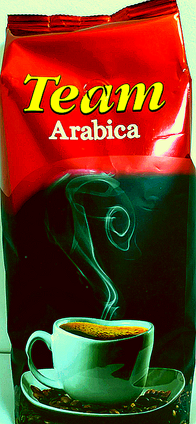 Кава TEAM ARАBICA 100% арабіка в зерні 1000 г 4820000372534