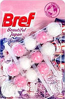 Туалетні блоки для унітазу Bref WC Power Aktiv Beautiful Japan 3X50 gr Угорщина 9000101367898