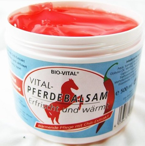 Кінський гель Bio Vital Pferdebalsam CHILLI зігріває Німеччина 500мл. 4038478480020