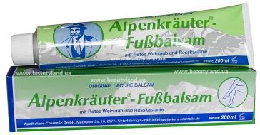 Бальзам для ніг balsam Alpenkrauter-FuBbalsam 200ml 4260591992016