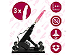 SEX Machine Neti L1399 чорна набір вібраторів + 3x дилдо, фото 9