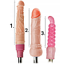 SEX Machine Neti L1399 чорна набір вібраторів + 3x дилдо, фото 10