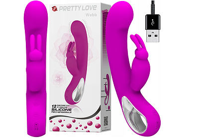 Вибратор Кліторальний масажер BUNNY VIBRATOR SEX GADGET