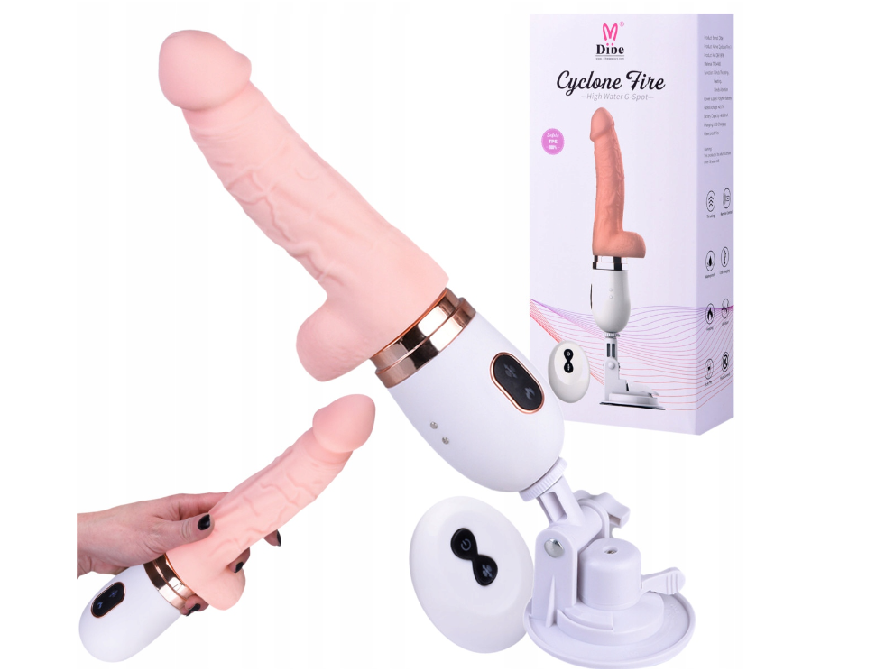 Багатофункціональний вібратор Dibe nude з дистанційним керуванням USB