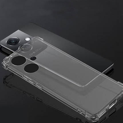 Чохол WXD силіконовий протиударний на OPPO K11 / прозорий, фото 1