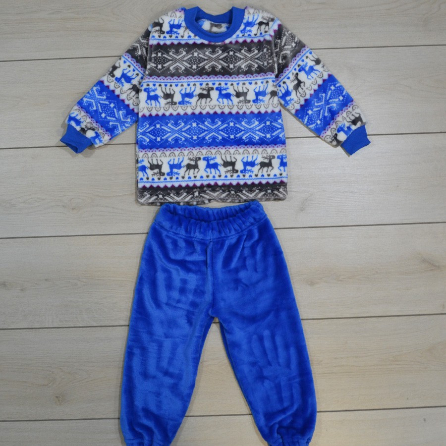 Детская теплая пижама домашний комплект - фото 1 - id-p354122619