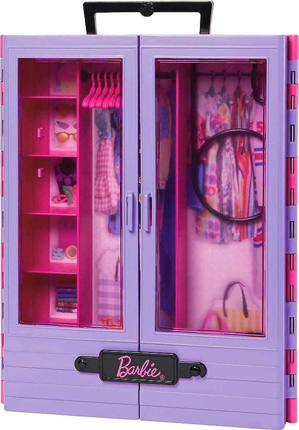 Переносна шафа валіза з лялькою Барбі Barbie Fashionistas Ultimate Closet Portable HJL66