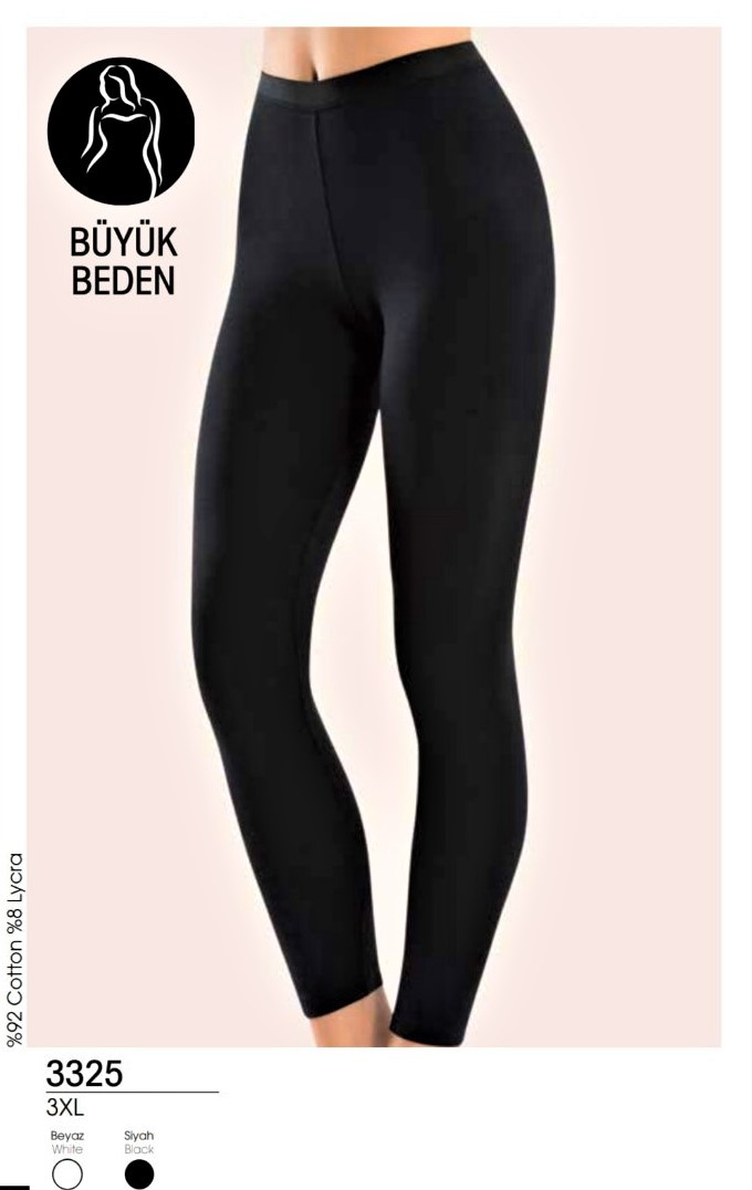 Бавовняні жіночі лосини батал 52/54р чорні TM Anit, фото 1