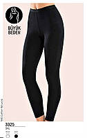 Бавовняні жіночі лосини батал 52/54р чорні TM Anit