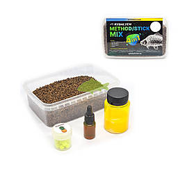 Набір стик/корпус мікс Rybalych Method Stick Mix 4в1 Ананас 400 г (пелетс, поп-ап, флюоролик, ліквід)