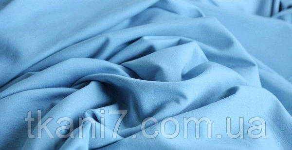 Трикотаж Двунитка Блакитна, фото 1