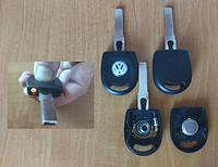 Заготовка ключа Volkswagen c подсветкой (HU66)