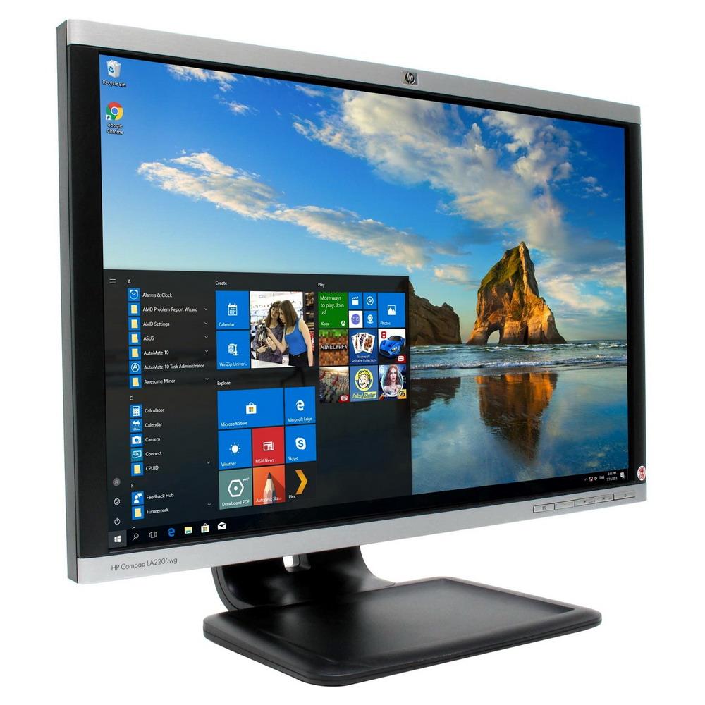 Монітор 22" 1680*1050 TN HP LA2205wg VGA DVI DP USB*2 Pivot сріб.+чорн. бв A- Гар.12міс!