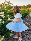Дитяча сукня блакитне на зріст 110 см, фото 5