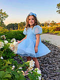 Дитяча сукня блакитне на зріст 110 см, фото 2