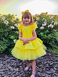 Дитяча сукня жовте на зріст 110 см, фото 2
