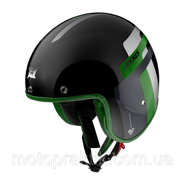 AXXIS HORNET SV Old Style B6 Green, XS Мотошолом лицевик з окулярами