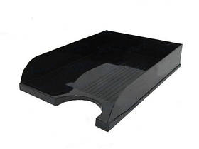 Лоток горизонтальний пластик КІП ЛГ-04 чорний