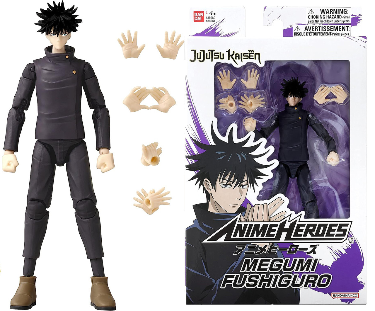 Bandai Подвижная фигурка Фушигуро Мегуми ANIME HEROES - Fushiguro ...
