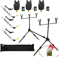 Набор РОД ПОД Сигнализаторы + Свингера 3шт  комплект + чехол