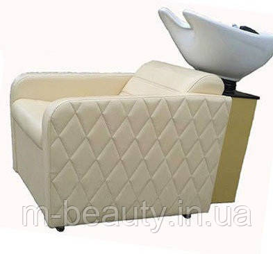 Перукарські меблі Крісло з мийкою перукаря АНЖЕЛІКА головомийка в барбершоп салон краси, фото 1