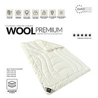 Одеяло Wool Premium TM IDEIA двойное шерстяное зимнее 155*215 см щіл.400