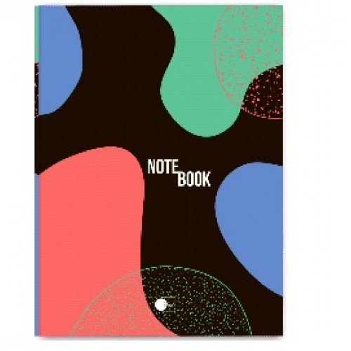 Ділова книга А4 96 арк Abstract notebook-4 обкладинка-тверда клітинка ТМ АртПринт (1)
