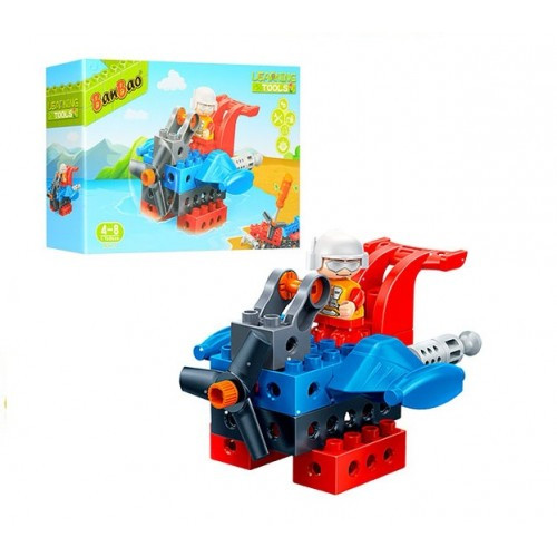 Конструктор MAXI BANBAO9717 транспорт фігурка викрутка 12 дет.коробка 28-19-7см
