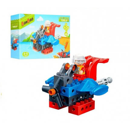 Конструктор MAXI BANBAO9717 транспорт фігурка викрутка 12 дет.коробка 28-19-7см, фото 1