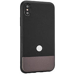 IMax Leather Back Cover — Samsung J5 2017(J530) — Black