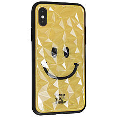 Romb Glass With Print TPU Case — Huawei P Smart 2019 ; Honor 10 Lite — Smile