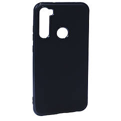 Matte Silcone Case — Xiaomi Redmi Note 8 (No Logo) — Black