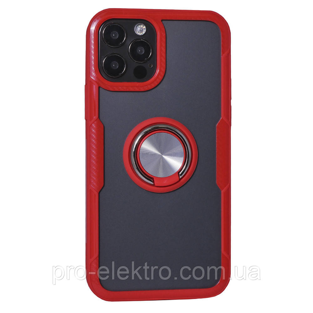 Ring Bracket Case — iPhone 12 6.1" ; 12 Pro 6.1" — Red, фото 1