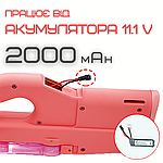 Іграшковий Гель Бластер на Орбізах Пістолет Кулемет P90 Електричний на Акумуляторі Преміум Якості з Коліматором + 5000 Водяних, фото 3