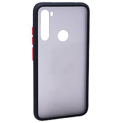 Matte TPU Plastic Case — Xiaomi Redmi Note 8 — Black
