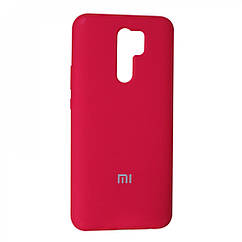 Original Silicone Cover Case — Xiaomi Redmi 9 — Rose Red