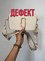 Sale Женская сумка марк джейкобс Marc Jacobs кросс боди через плечо бежевая ДЕФЕКТ