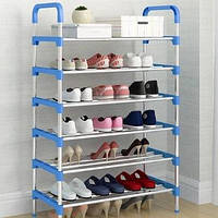 Полка напольная для обуви Shoe Rack на 6 ярусов. 123Х57Х29