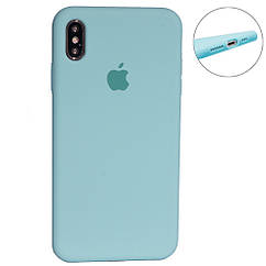 Original Silicone Case Full Size — iPhone Xs MAX — Marina Green (17)